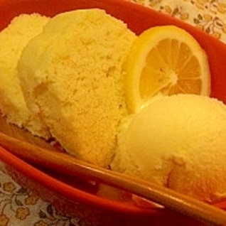 アイスと食べるレモンチーズ蒸しパン★ルクエ6分